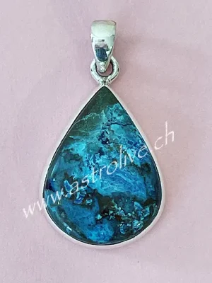 Ciondolo shattuckite argento 925